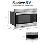 ToughGrade 1.0 Cu. ft Stainless Steel Microwave w/Trim Kit | High Pointe Direct Replacement | EM925AQR - Image 3