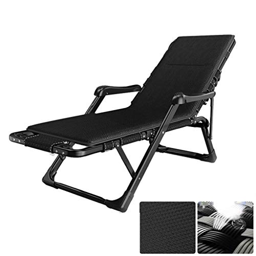 DRFGNF Tumbona Plegable para Oficina y Ocio, reclinable para jardín, Ajustable a 180 Grados, con Rodillo de acupresión para Masaje de Manos y pies, para Interiores y Exteriores (Color: B) (D)