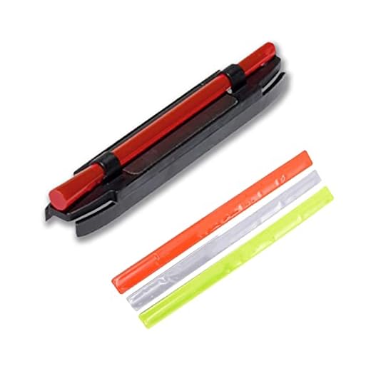 Punto de mira magnetico de Fibra optica Rojo con 3 Fibras Intercambiables, Naranja, Amarillo y Blanco