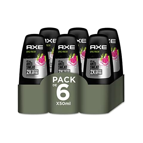 Axe Desodorante Roll On Epic Fresh 50ml - Pack de 6 para Hombre Cover