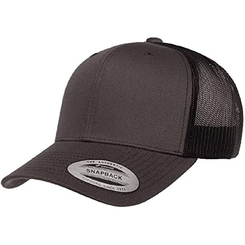 Yupoong Classic Mesh 6 Panel Retro Trucker Cap | Mid Profile Snapback