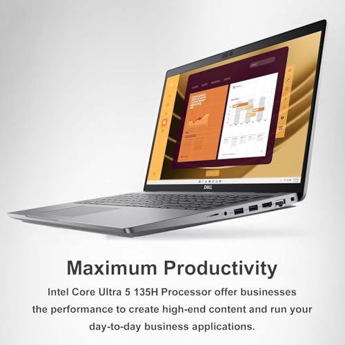 Image of Dell Latitude 5550 5000 Business AI PC Laptop, 15.6 inch FHD Touchscreen, Intel 12-Core Ultra 5 135H (> i7-1355U), IR Webcam, IST Computer Customized 16GB /32GB /64GB DDR5 RAM, 512GB /1TB /2TB SSD, Win 11 Pro