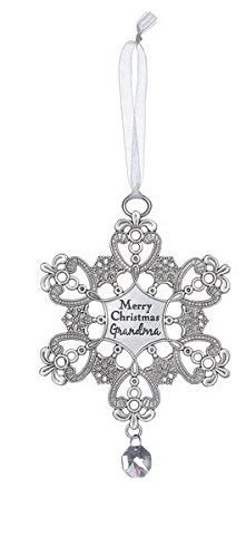 Merry Christmas Grandma GANZ flocon de neige dcoration de table et sapin en fte