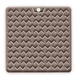 Messy Mutts & Cats Silicone Reversible Interactive Feeding and Licking Mat | 5.5” x 5.5” | Slow Feed