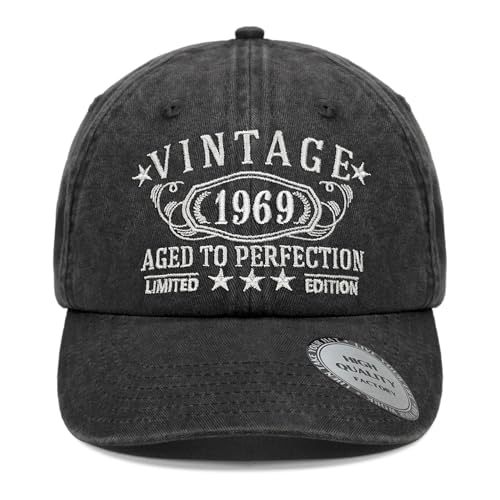 Image of 1926-1996 Birthday Gifts for Men Women,Personalized 30th-100th Birthday Ideas Gift,Parents Vintage Hat