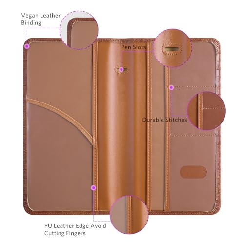Image of CoBak Car Registration and Insurance Holder | Vehicle Glove Box Organizer, Auto Truck Compartment Document Case with Magnetic Closure for Insurance & Driver License