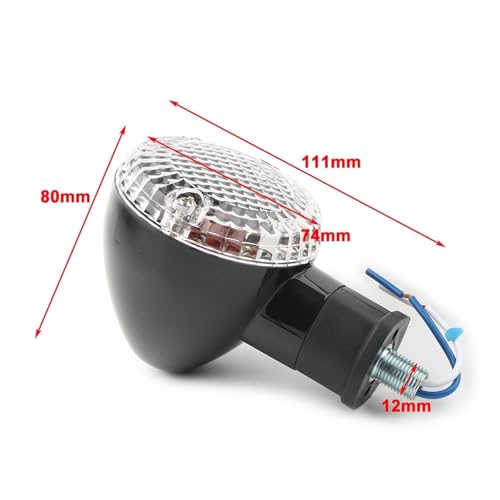 Indicateurs de moto ambre haut de gamme pour custom XVS950