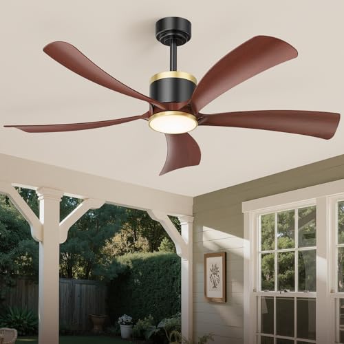BLNAN 52-Inch Ceiling Fan with Lights & Remote
