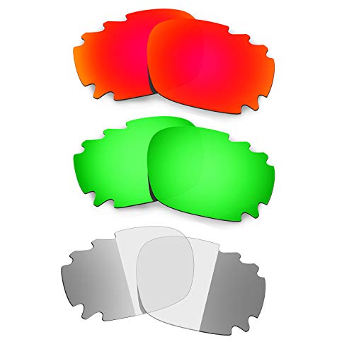 Verres de remplacement polarisés anti reflet pour réparer vos lunettes Oakley Racing Jacket