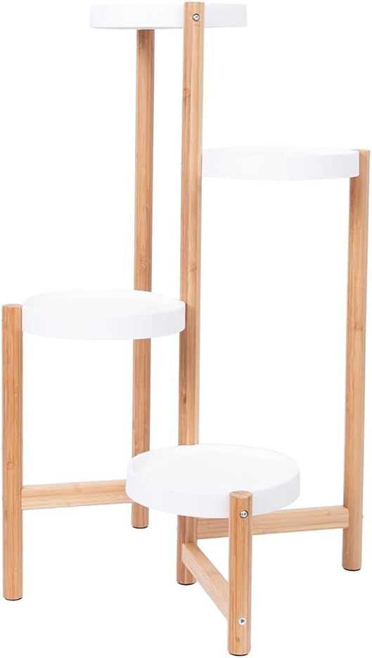 4 Tier Plant Stand Tall Corner Indoor Flower Pot Holder Rack For Living Room