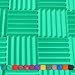 Soundproofing Acoustic Studio Foam - Kelly Green Color - Wedge Style Panels 12”x12”x2” Tiles - 4 Pack