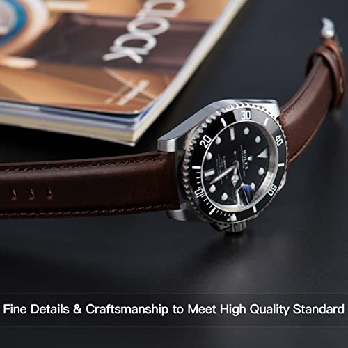 OTTOODY Top-Grain Leather Apple Watch Band – Quick Release, 18–22mm — view 8