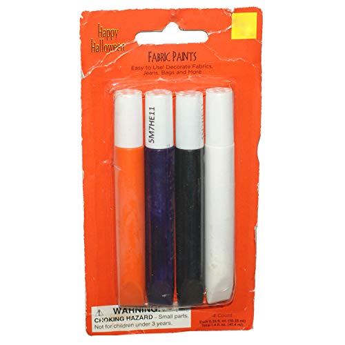 Halloween Fabric Paints Set of 4