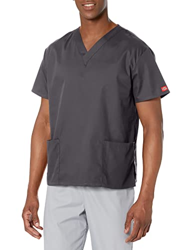 Image of Dickies EDS Signature Scrubs Tops for Women V-Neck Modern Classic Fit