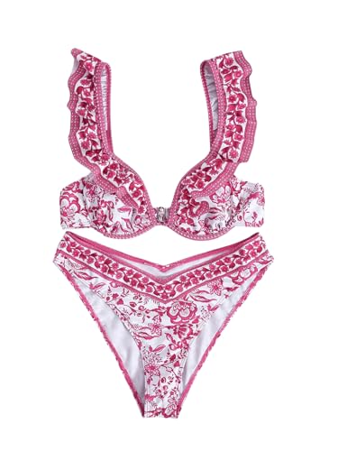OYOANGLE Traje De Baño De Una Pieza Con Tirantes Cruzados, Espalda Descubierta, Cuello En V, Lazo Lateral, Tanga De Corte Alto, Color Verde, Talla XS, Verde