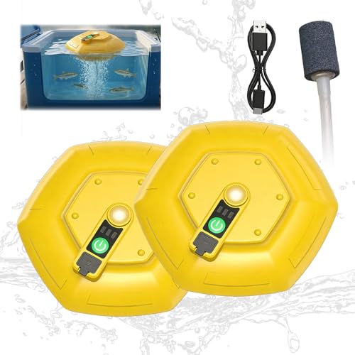 Waterproof Floating Aerator for Bait Buckets and Fish Tanks