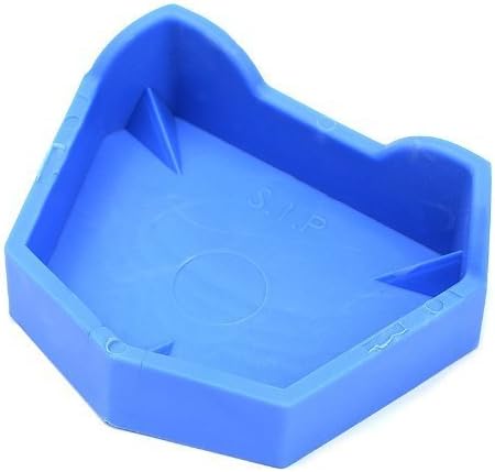 Lab Model Impression Trays Former Base Molds Two Types 6Pcs/set Blue