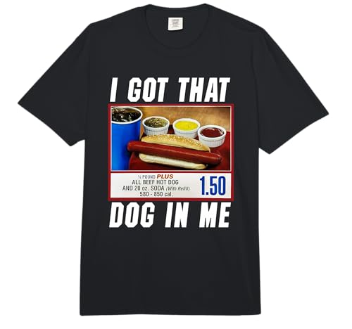 I Got That Dog in Me - Hot Dog Comfort Colors Adult Heavyweight T-Shirt