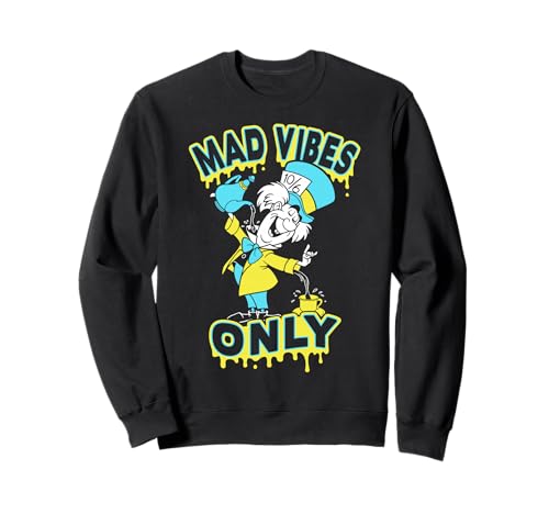 Sweatshirt Disney Alice in Wonderland Mad Hatter pour adulte adepte du chapelier fou