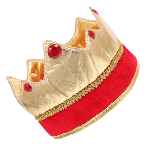 PLAFOPE Sombrero de Rey para Cosplay y Fiesta Accesorio Ligero de Superior para Disfraces de Halloween Cumpleaños y Festivales