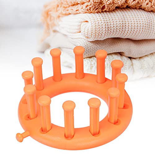 Round Knitting Loom Kit, Small Round Loom Kit DIY Wool Yarn Flower Maker Weaver Tool Set for Knitting - Image 2