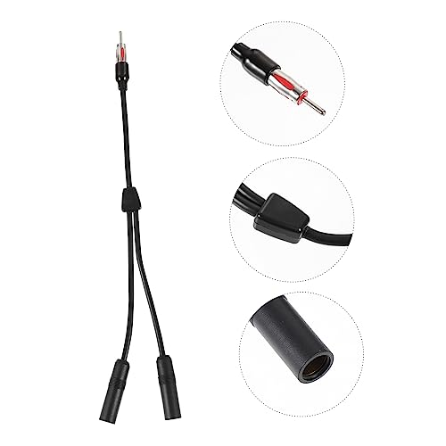 Adaptador de antena para coche macho a hembra con divisor de señal 6