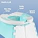 Jool Baby Portable Potty Training Chair with Travel Bag and 30 Liners, Foldable, Indoor/Outdoor Use, Camping (Aqua)