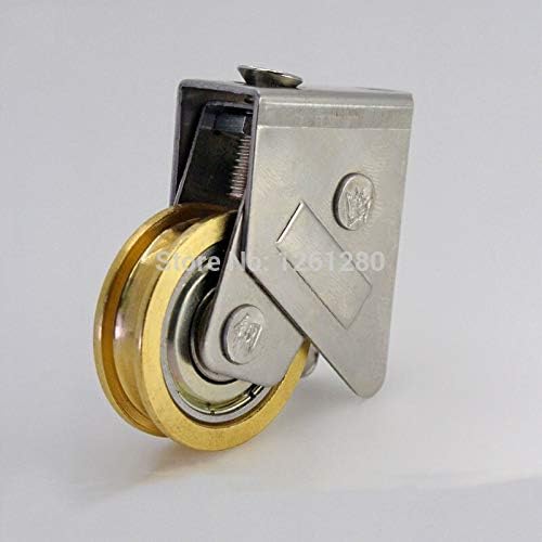 Window Roller 828 Type Window Roller Sliding Door Plastic Steel Window Pulley Aluminum Alloy Windows Brass Wheel Mute Brass Roller Hardware