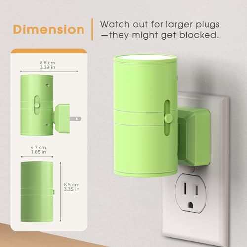 Image of Briignite Night Lights Plug into Wall, Modern LED Night Light Plug in