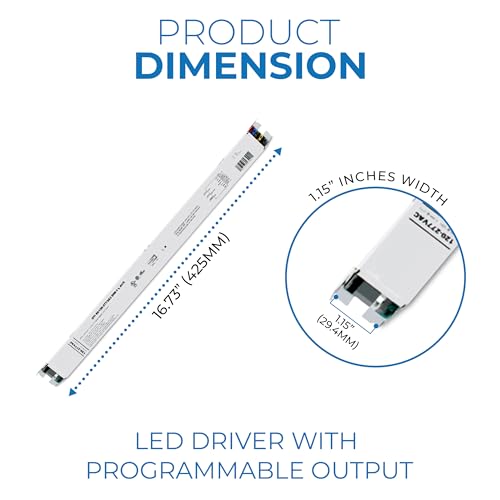Image of OHLECTRIC Replacement for OTi 85 /120-277 /2A3 DIM-1 L Linear 120-277V LED Driver with Programmable Output, 700-2300mA & 10-55V, 85 Watts Power. LED Dimmer, 1-100% LED Dimming Range