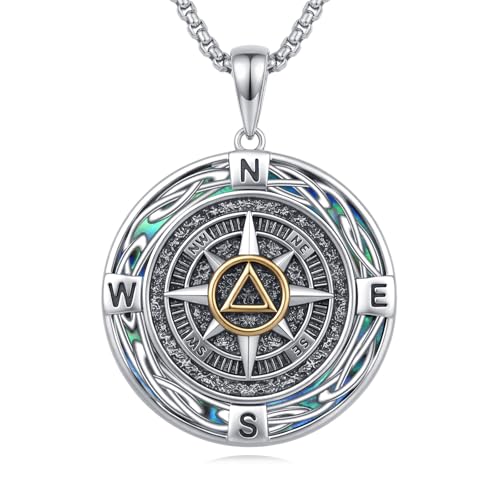 Collier boussole argent sterling pour vos aventures quotidiennes et vos voyages