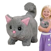 Robot Cat for Kids | Plush Electronic Cat Toy,Interactive Electronic Robotic Kitten for Toddler Boys Girls Children
