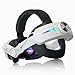 Produktbild OKESYO Elite Strap Headstrap für Meta Quest 3 mit 8000mAh Akku, Zubehör für Oculus Meta Quest 3, Ersatz/RGB/Erweiterte Unterstützung/Einstellbar/PU-Material/Hohe Plastizität
