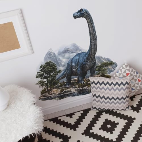 Achang Vinilo Decorativo Dinosaurio Brachiosaurus miniatura 3