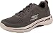 Skechers Go Walk Arch Fit Idyllic, Zapatillas Hombre, Ribete Sintético Textil Color Topo, 41 EU
