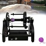 rueca para hilar lana ➤【NO REQUIERE INSTALACIÓN】 Con un diseño modular, la rueca eléctrica no requiere una instalación compleja. Esto no solo le ahorra tiempo, sino que también facilita enormemente el desmontaje y el mantenimiento. Sus 4 rodamientos de bolas y brazos de volante de fibra de carbono garantizan una vibración mínima durante el uso, proporcionando una experiencia de hilado estable.