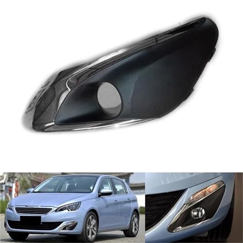 Coque capot antibrouillard Peugeot 308s 2015 boîtier cadre chrome feux led avant