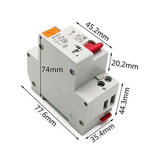 Disjoncteur DZ30L 32A 230V évite les risques d'électrisation