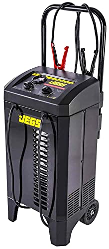 JEGS 200 Amp 12V Car Battery Charger & Jump Starter - Works with Standard, AGM, Gel, & Deep Cycle - Heavy Duty - 6ft Cables