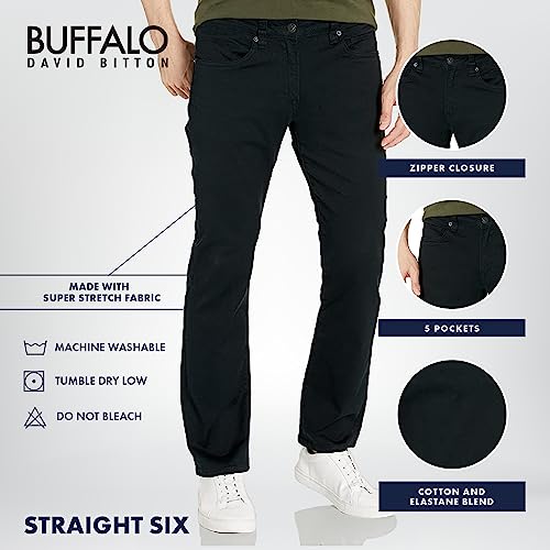 Image of Buffalo David Bitton Men's Six Slim Straight Leg Jean in Kiuri