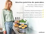 endusor Patelnia do Naleśników na Indukcję (Ø26cm) 4 foremki