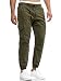 Produktbild Indicode Herren Levi Cargo Cargo Hose Freizeithose Militär Army Chino Feldhose Outdoorhose Rangerhose Stoffhose Leinenhose, Army, L