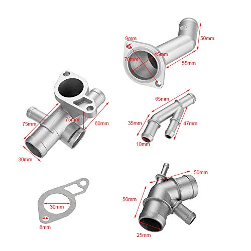 2X RKX Coolant Hose O Ring VW Audi Coolant Flange Heater Core - Foto 7