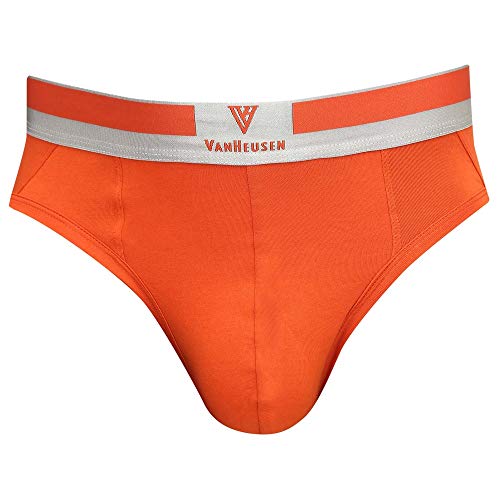 Image of Van Heusen Men's Cotton Briefs (Pack of 1) (20002 Rooibos Tea X-Large Rooibos Tea XL)