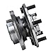 Detroit Axle - Pair Front Wheel Bearing and Hubs Assembly with 5-Lug for Land Rover Range Rover Sport 2006-2013, LR3 2005-2009, LR4 2010-2016
