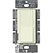 Lutron DVSCELV-300P-BI Diva 300-watt Single Pole Electronic Low-Voltage Dimmer, Biscuit