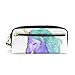 Produktbild für Student Boy Girl Stift Schreibwaren Tasche Sweet Unicorn Magic Letter Bleistift Fall Tasche Geldbörse Reißverschluss Kosmetik Make-up Tasche