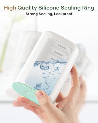 Leakproof Travel Soap Case - Portable Bar Soap Holder with Lid, Travel Soap Dish with Draining Layer for Bathroom, Shower, Gym, School, Vacation and Outdoor - Image 3