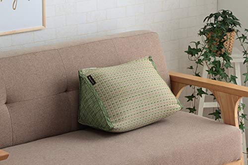 イケヒコ コーポレーション い草 クリア クッション くつろぎ 抗菌防臭 シンプル 小林製薬コバガード使用 約40×30×20cm グリーン #7559349