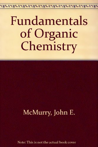 Fundamentals of organic chemistry 0534123007 Book Cover